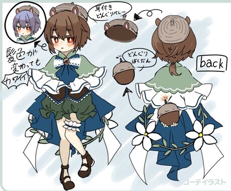 キャラクターデザイン考えます オリジナルキャラクターを作るお手伝いをさせて下さい！ イメージ2