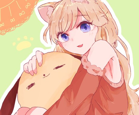 あなたのお好みでイラスト描きます アイコン、挿絵、立ち絵など様々な用途でのご要望お聞きします イメージ1