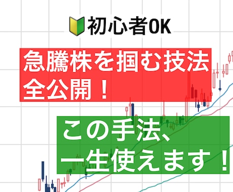 初心者でも急騰株を掴む非常識な株式投資法を教えます 「8つの法則」で超有望株を発見する株式投資法 イメージ1