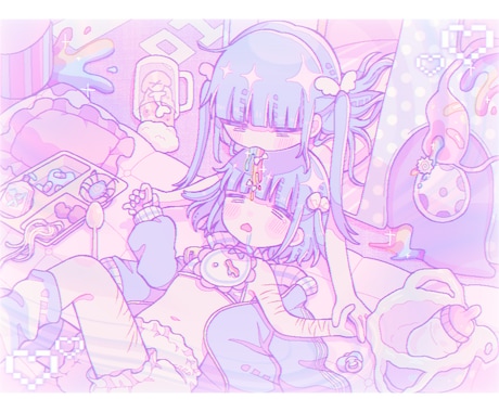 個性的なイラストを制作します 夢のようなかわいいイラストを制作します♡ イメージ2