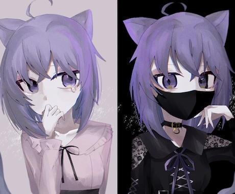 かわいい女の子のイラストを描きます イメージ1