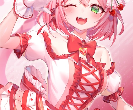 元気な子から色気のある素敵で可愛い女の子描きます むにっとした肌や質感を大事にした塗りをするのが得意です◡̈ イメージ2