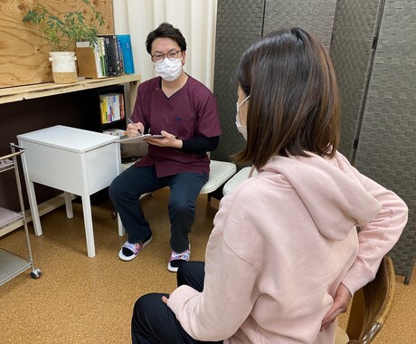 整骨院院長がお話を聞きます お身体のことから日頃のお悩みまでご相談承ります イメージ1