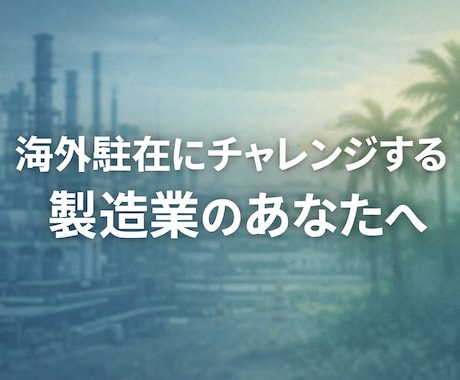 現役駐在／海外赴任の不安・モヤモヤ電話相談受けます 私生活から仕事まで、全般的に相談オッケーです！ イメージ1