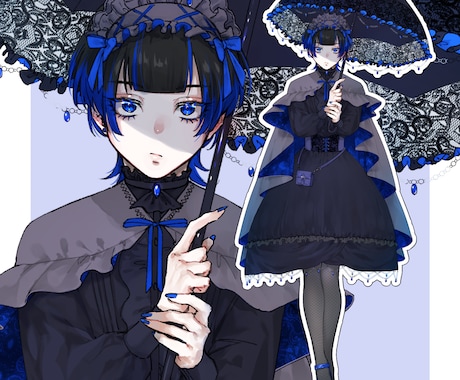 先着3枠まで！つめこみイラストを特別価格で承ります VTuber様や配信者様にピッタリの商用利用代込み！ イメージ2