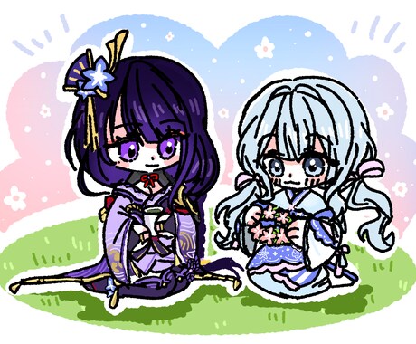 2日以内完成! SDイラスト制作いたします 可愛い全身SDイラストを作成します！ イメージ2