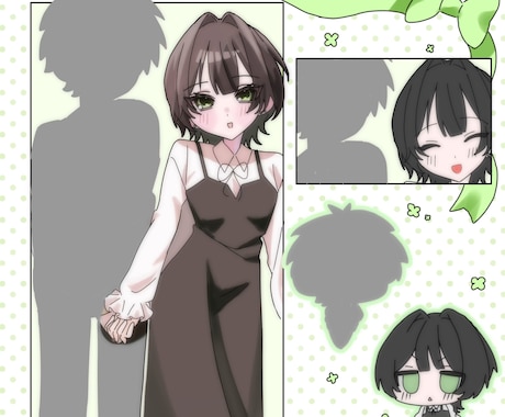 詰め込み絵描きます 萌え絵詰め込み風絵描きます！！ イメージ2