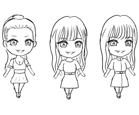 お写真からデフォルメキャラクターを制作致します 自分のデフォルメキャラクターを制作したい方へ イメージ1