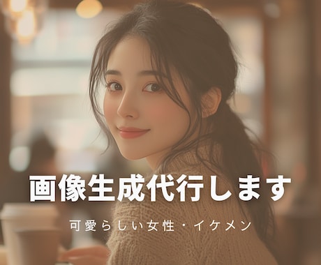 画像生成代行します 【ステキ女性やイケメン】最新ハイクオリティのAIツール使用 イメージ1
