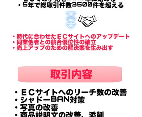 ヤフオク・メルカリの売上を改善いたします EC歴5年の私がECサイト改善の施策を打ちます！ イメージ2