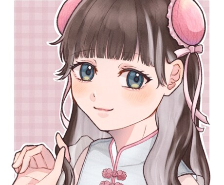 かわいい！等身イラスト描きます 可愛らしい等身イラスト バストアップのみ イメージ1