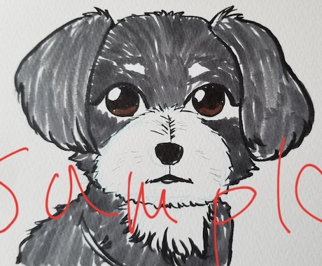 似顔絵描きます ヒトはもちろん、ペットも描きますよ！ イメージ1