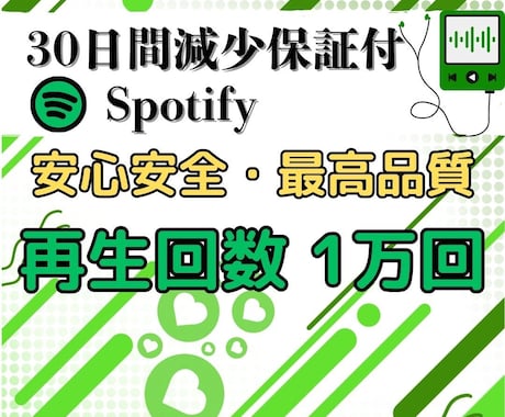 Spotifyの再生回数1万回増やします Spotify再生1万回で収益化＆新規ファン獲得！ イメージ2