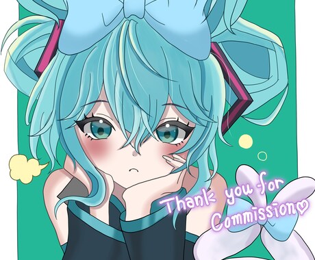 目を惹く可愛いイラスト描きます Vtuberさんの記念イラスト、サムネイルイラストに！！ イメージ2