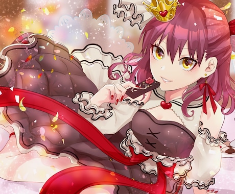 人物の一枚絵描きます アニメチックなイラスト描きます イメージ2