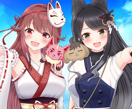 SNSアイコン、1枚絵等承ります (ご満足頂けるイラストを届けたい！アニメ調の画風が得意です！ イメージ1