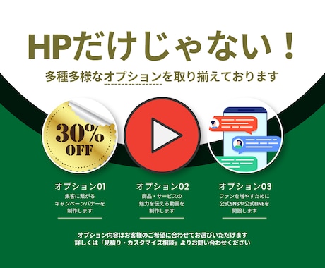 ココナラ最安値！効果のあるホームページ制作します 文章も画像も丸投げ！納品後30日間のサポート付き◎ イメージ2
