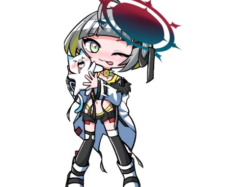 オリジナルキャラクターやvtuberのSD描きます 商用利用OK！ SNSアイコンなどにもどうぞ” イメージ2