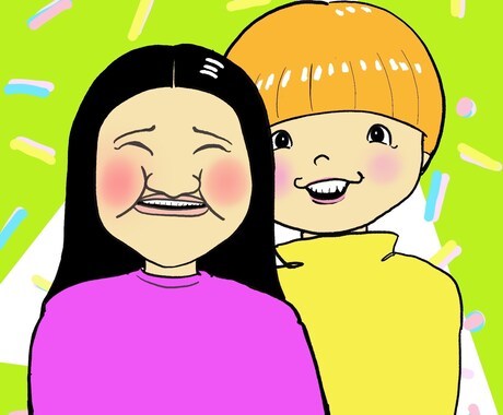 アニメ風似顔絵書きます いい感じの似顔絵のアイコンをつくりませんか イメージ2