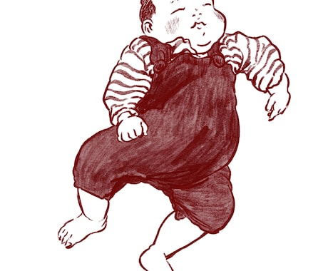 データ納品　シンプルな似顔絵イラストを描きます SNSアイコンやプレゼントに。シンプルおしゃれな線画イラスト イメージ2