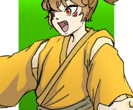 貴方のオリキャラ描きます オリキャラの一枚絵、ミニキャラを描かせていただきます！ イメージ2