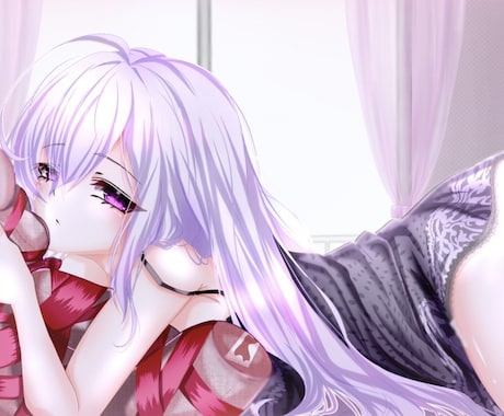 平成アニメ感のあるアイコンかきます ムチムチで平成アニメを感じる絵柄でSNS用アイコン描きます！ イメージ1