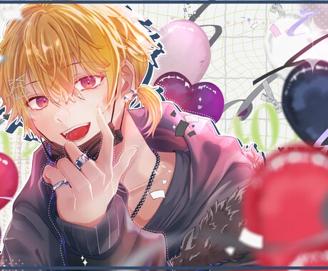 世界観重視！かっこかわいい男の子描きます サムネ、表紙など、きらきら・色気がある男の子が得意です！ イメージ1