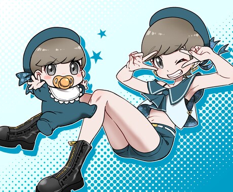 商用利用OK♪キャラクターイラストを制作します 立ち絵、Youtube等動画イラスト、一枚絵など⭐︎ イメージ1
