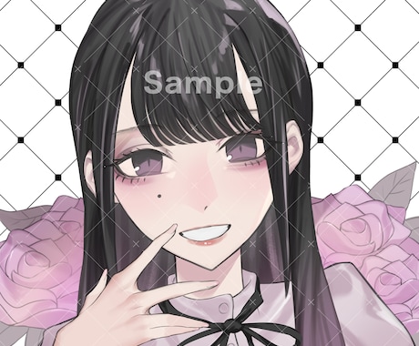 可愛い系アイコンイラストを作成します メルヘン、ゴシック、ゆめかわ、地雷系を好む方へ イメージ1