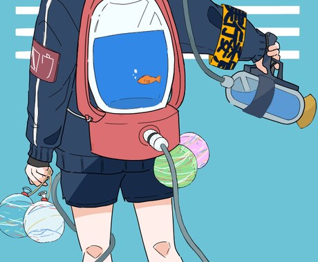 商用無料！◎シンプルなイラスト描きます 気持ち安めにイラスト描きます！ イメージ2