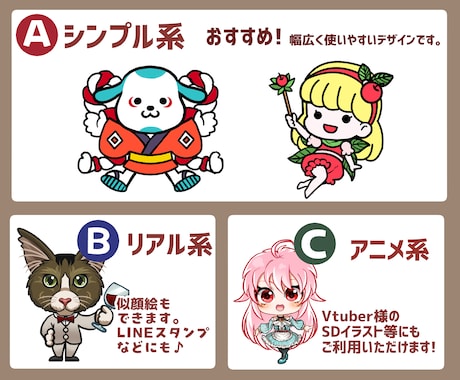 単色シンプル可愛いマスコット/ゆるキャラ作成します 万人受けするデザイン料込！店舗や広告、チラシのキャラクターに イメージ2
