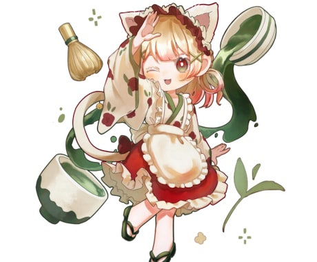 アイコン、MVにも！かわいいミニキャラを作成します ミニキャラ立ち絵～顔アップアイコンまで可能！ イメージ2