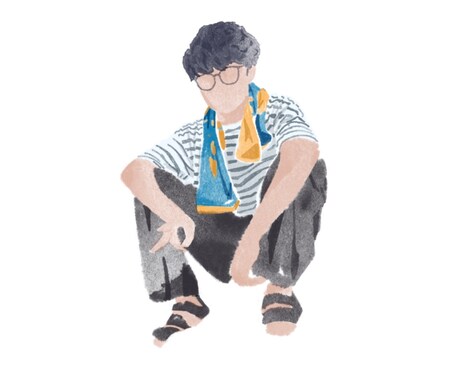 SNSなどで使えるアイコンや似顔絵を描きます イメージ1