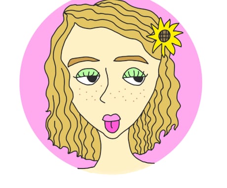 アメリカンテイストでイラスト描きます パステルカラーでその人のイメージを表現します♪ イメージ2