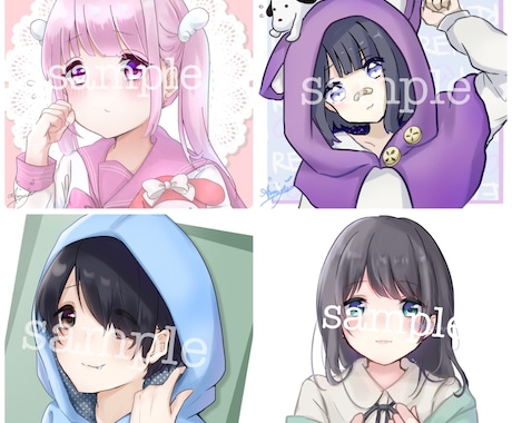 お気に入りのアイコン描きます SNSにおすすめのアイコンを制作します イメージ2