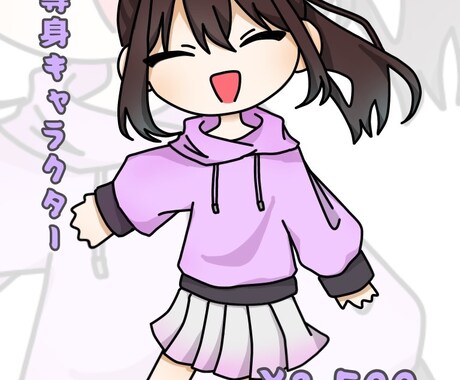 可愛い女の子の立ち絵を描きます 立ち絵を必要としているあなたへ！お試し価格で1名様まで！ イメージ2