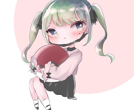アイコン描きます キラキラかわいいアイコンを描かせて頂きます！ イメージ2
