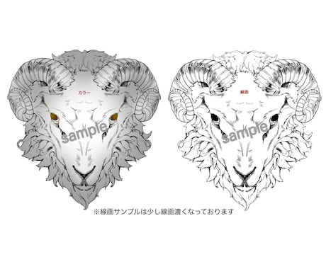 SNSアイコンやタトゥーデザインなど描きます ひと目で残る神秘的な表現で個性を表現しませんか。 イメージ2