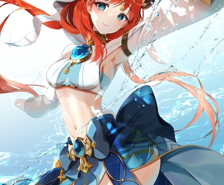 値下げ！一枚絵やMV用イラストを作成します 個人Vtuberデザインの経験があるイラストレーターです！ イメージ2