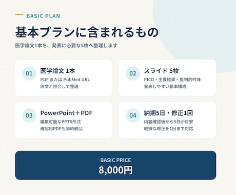現役医師が医学論文を発表スライドにまとめます PICO・図表・批判的吟味まで医師が確認 イメージ2