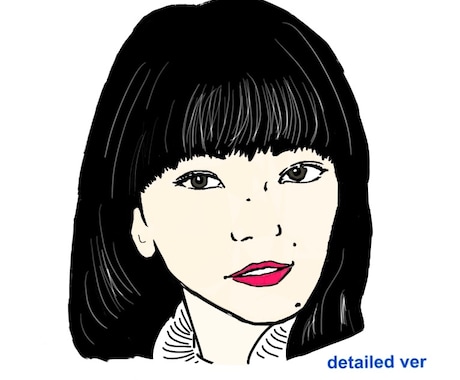 シンプルな似顔絵を描かせて頂きます SNSのアイコンなどに！簡単な似顔絵イラストを作成します！ イメージ1