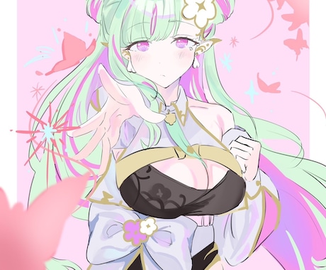 可愛い女の子のイラスト承ります 現役美大生です！4年で時間あるのでスピード納品可能です！ イメージ2