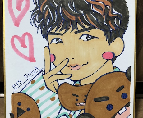 お好きな似顔絵描きます パソコン社会の今、温かいアナログイラスト！ イメージ1