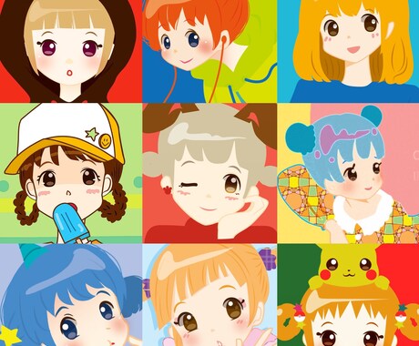 かわいいオリジナルのアイコン描きます 添付のようなかわいいタッチでアイコン描きます イメージ2