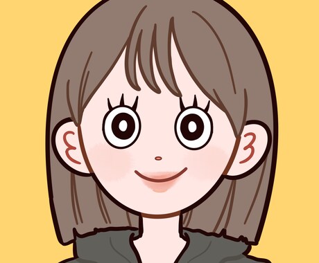かわいくてシンプルなイラスト描きます アイコン、プレゼント用など人物イラスト作成します！ イメージ1