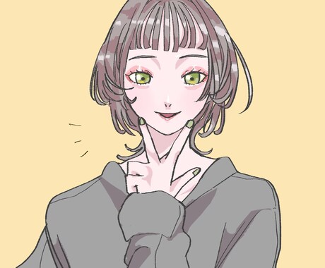 SNSアイコン☆オシャレでかわいい女の子描きます 雰囲気に拘った素敵なアイコンお作りします♡ イメージ2