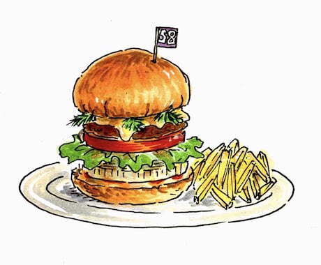 温かみのある絵柄でメニューイラスト描きます 喫茶店、カフェなどお店を経営している/しようとしている方へ イメージ2