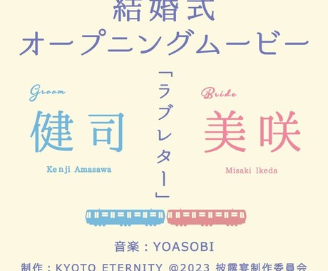 音ハメ演出が大人気の結婚式オープニング作ります 海外MV風のお洒落な結婚式 オープニングムービーを制作します イメージ2