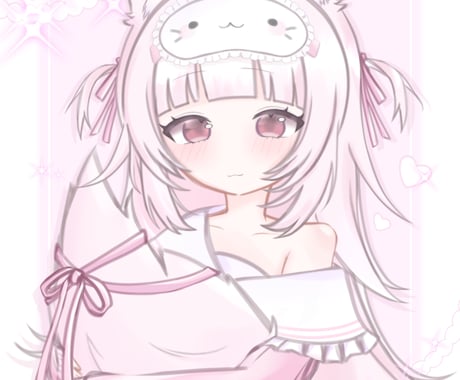 アイコンやSNS用イラストを制作いたします ふんわり可愛いイラストを制作いたします！最短3日✨️ イメージ2