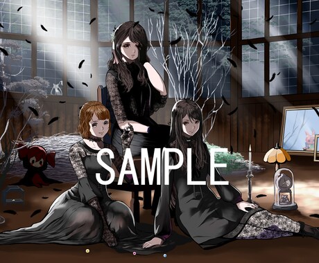 一枚絵のイラストをご提供します あなたのキャラクターを高クオリティでイラストにします イメージ2